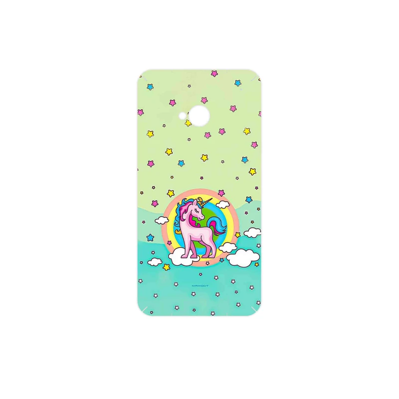 برچسب پوششی ماهوت مدل Rainbow unicorn adventure مناسب برای گوشی موبایل اچ تی سی One M7