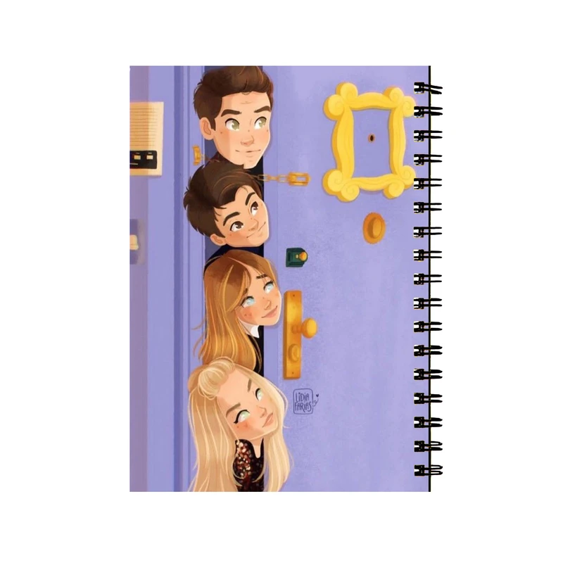 دفتر مشق 50 برگ طرح سریال friends کد 238