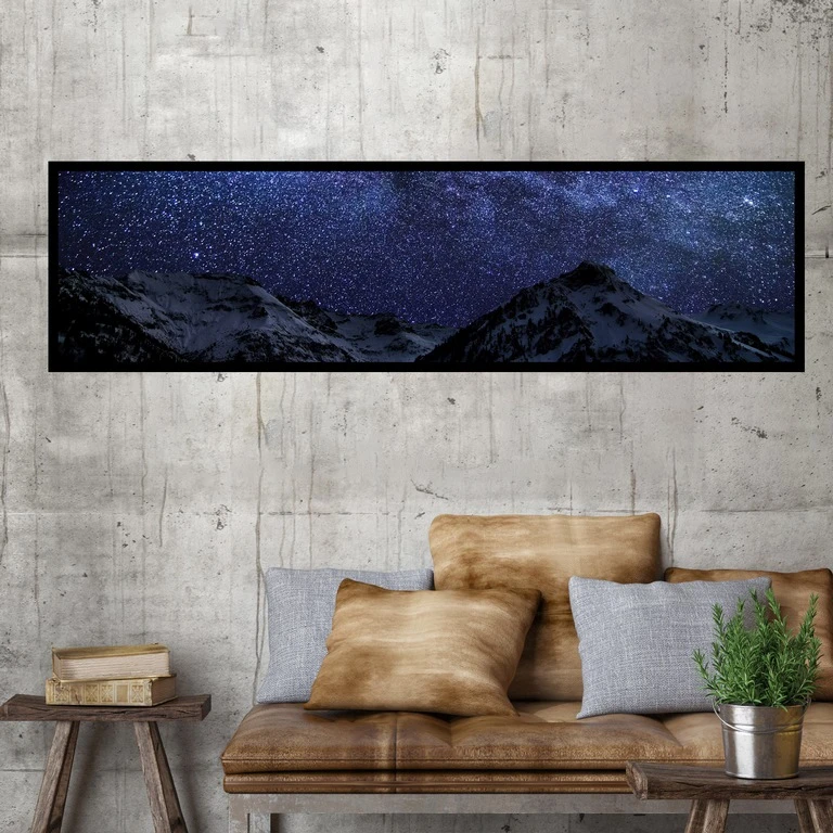 تابلو بکلیت طرح منظره کوهستان مدل کشیده B-7599