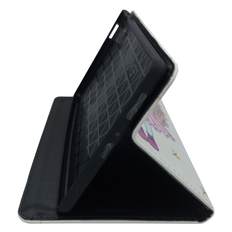 کیف کلاسوری مدل دختر رمانتیک - 04 مناسب برای تبلت سامسونگ Galaxy Tab A7 Lite / T225