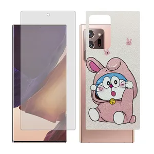 phone Glass Together model matte screen protector suitable for Samsung Galaxy Note20 Ultra 5G mobile phone with cover sticker on the back of the