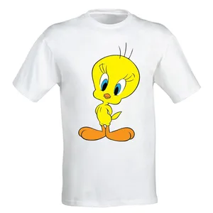 تی شرت آستین کوتاه دخترانه طرح توییتی کد 40