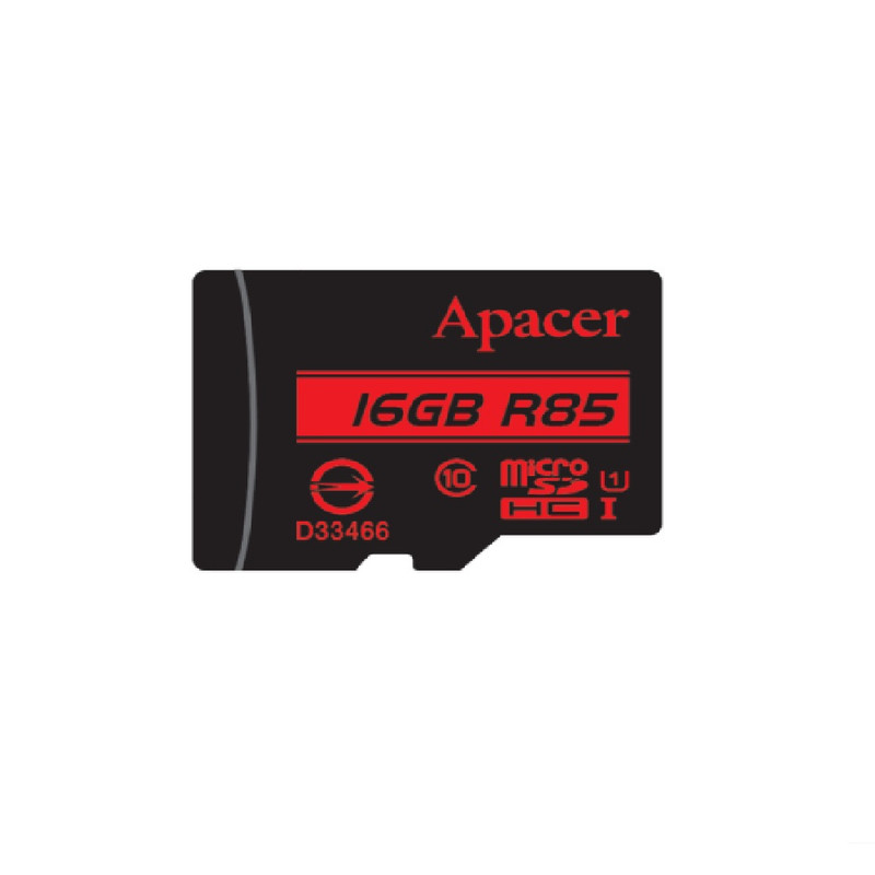 کارت حافظه microSDHC اپیسر مدل AP16G کلاس 10 استاندارد UHS-I U1 سرعت 85MBps ظرفیت 16 گیگابایت همراه با آداپتور SD