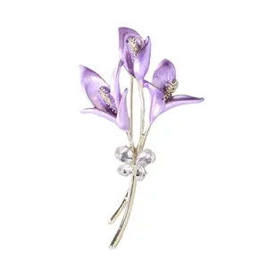 گل سینه زنانه شهر جواهر مدل SJ-BR014-P