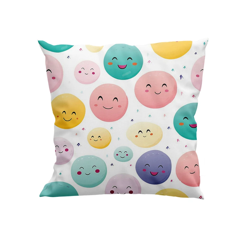 کوسن کودک پاد آفرین مدل شکلک های خوشحال کد DKK790