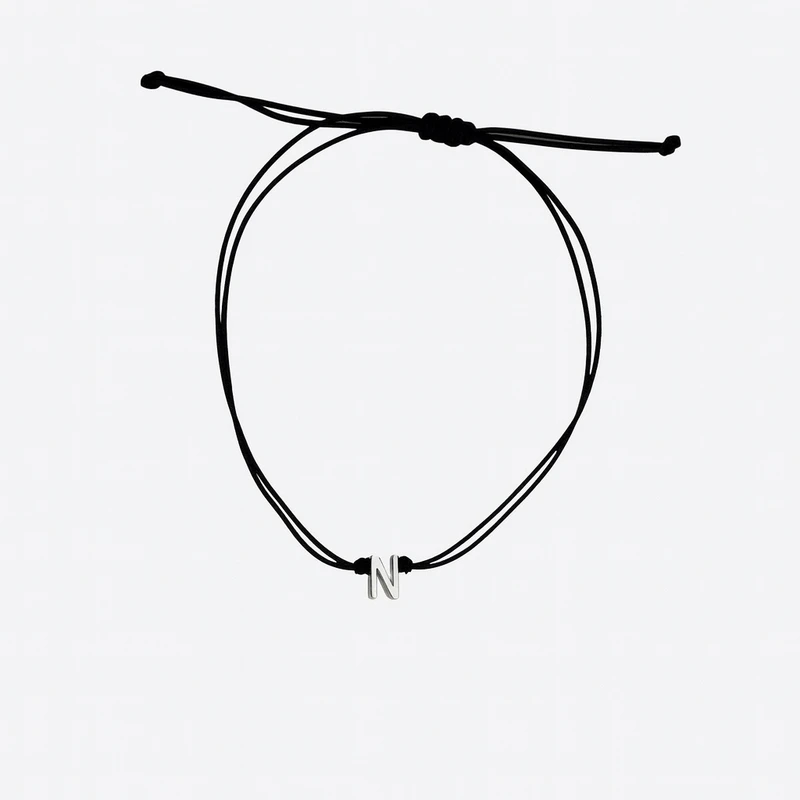 دستبند بندی مدل حرف N