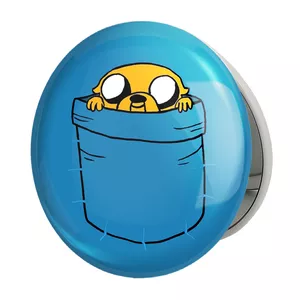آینه جیبی خندالو طرح جیک وقت ماجراجویی Adventure Time مدل تاشو کد 20836 