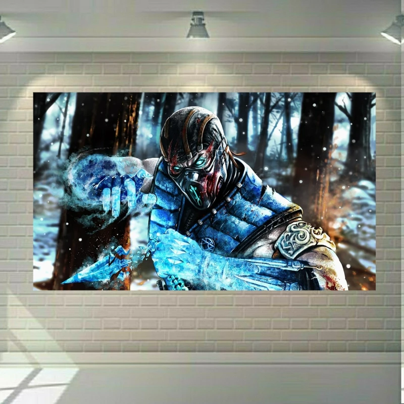پوستر دیواری طرح گیم کمبت-Mortal Kombat مدل SDP106