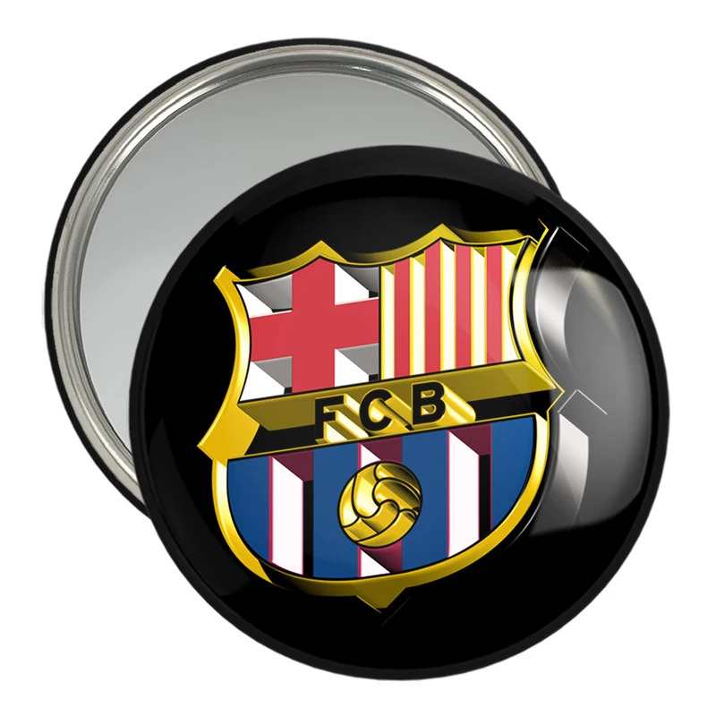 آینه جیبی خندالو مدل باشگاه بارسلونا FC Barcelona  کد 2048