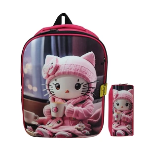 کوله پشتی مدل کیتی به همراه جامدادی