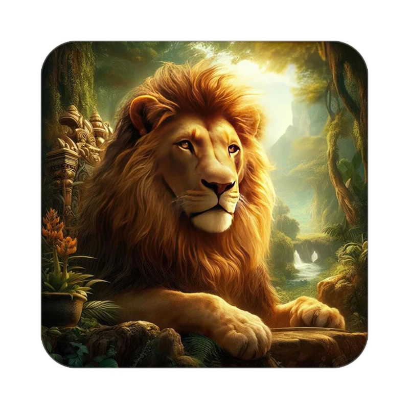 زیر لیوانی کاکتی طرح شیر مدل mp24000