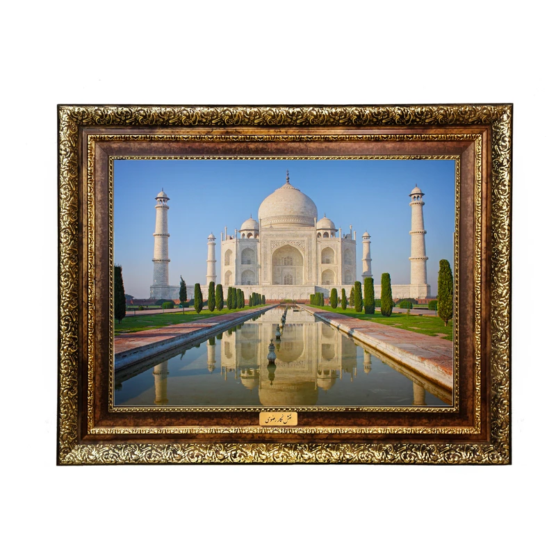 تابلو فرش ماشینی نقش نگار رضوی طرح منظره کد 129KH