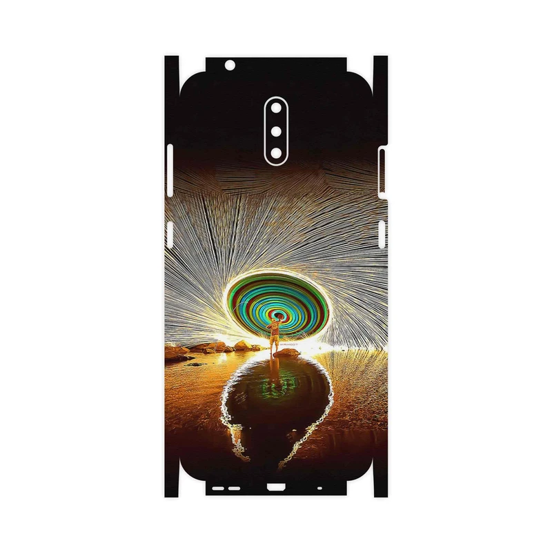 برچسب پوششی ماهوت مدل Night Light Fountain-FullSkin مناسب برای گوشی موبایل نوکیا 2.3