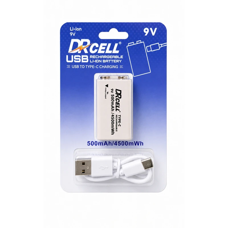 باتری کتابی قابل شارژ دی آر سل مدل USB-C LI-ION کد 4500MWH
