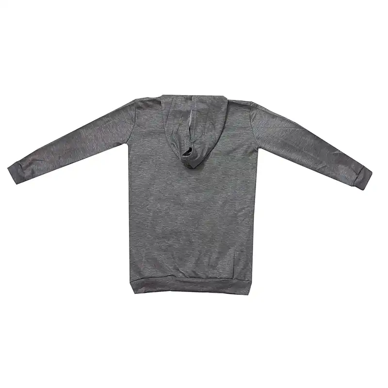 هودی زنانه مدل MA-ARSA82074-HOD.PARIS-TO.T رنگ طوسی تیره