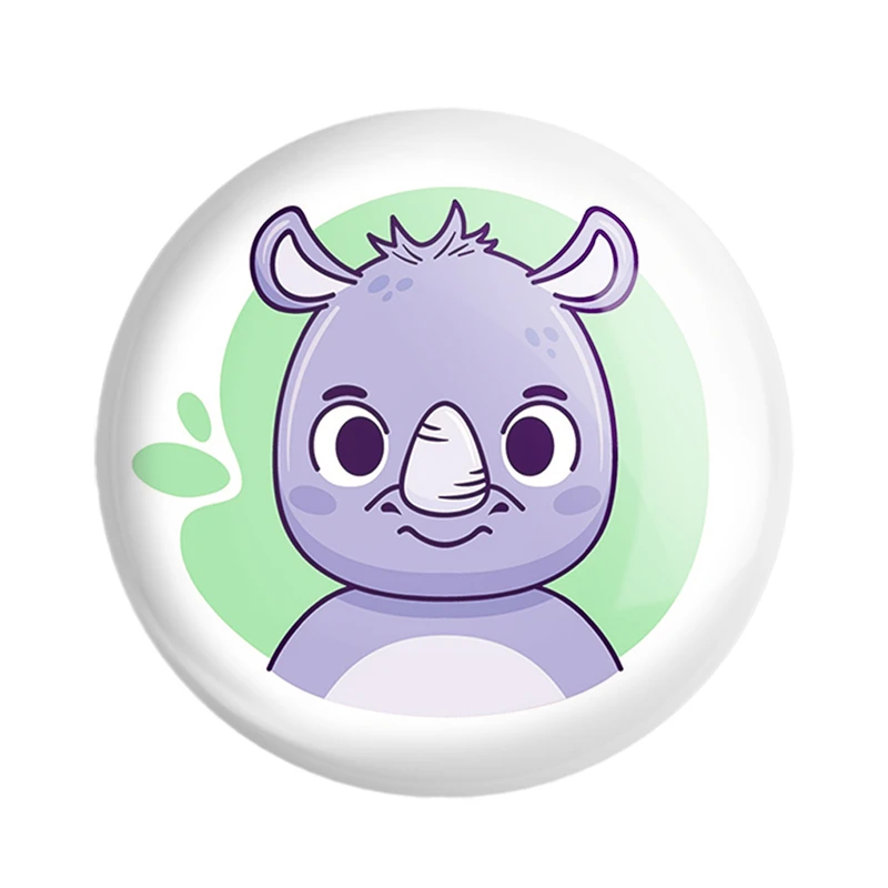 پیکسل خندالو مدل کرگدن حیوانات بامزه کد 37157