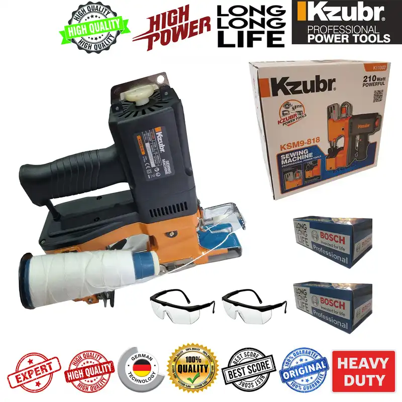 چرخ خیاطی سرکیسه دوز زوبر مدل حرفه ای KSM9-818