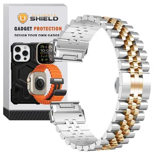 Ultimate Shield 5Row SLV2C GRM26 Band Compatible with Garmin Fenix 5X / 5X Sapphire / 5X Plus (size 26mm) Smartwatch