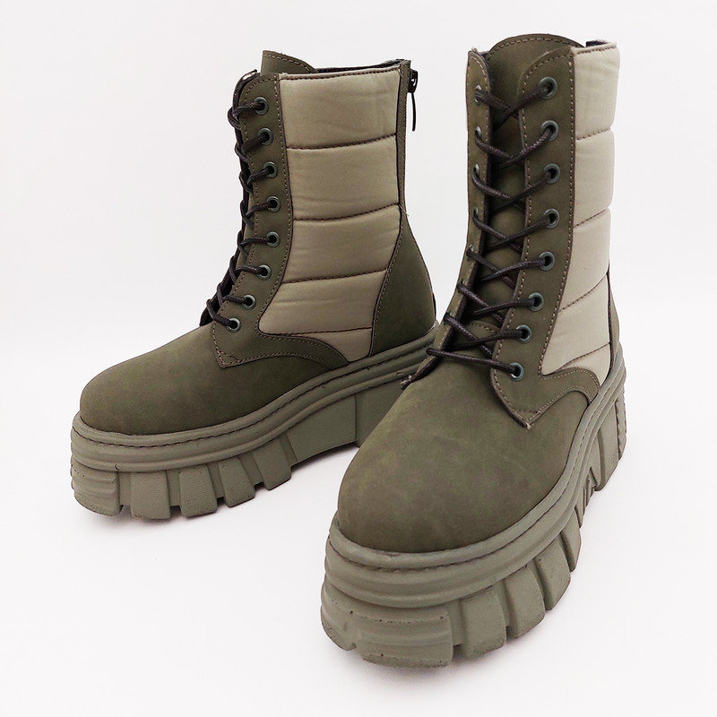 ست کیف و نیم بوت زنانه مدل کاپشنی کد Mhr-456