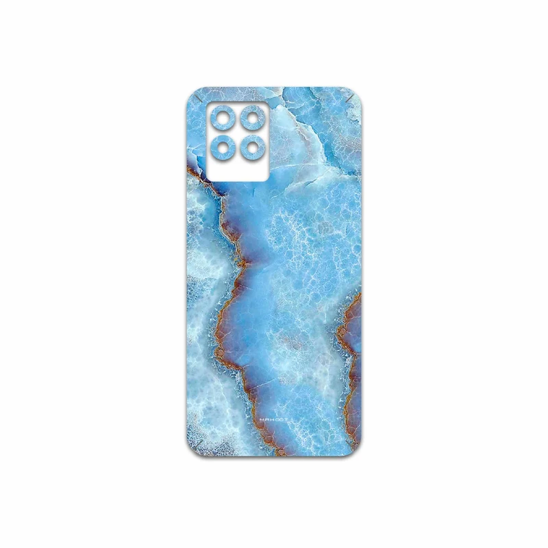 برچسب پوششی ماهوت مدل Blue-Ocean-Marble مناسب برای گوشی موبایل ریلمی 8 Pro