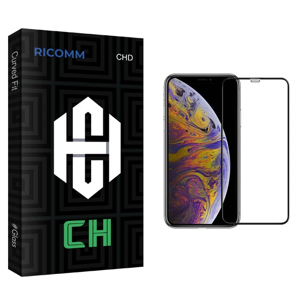 محافظ صفحه نمایش ریکام مدل CH glass مناسب برای گوشی موبایل اپل Iphone X/Xs