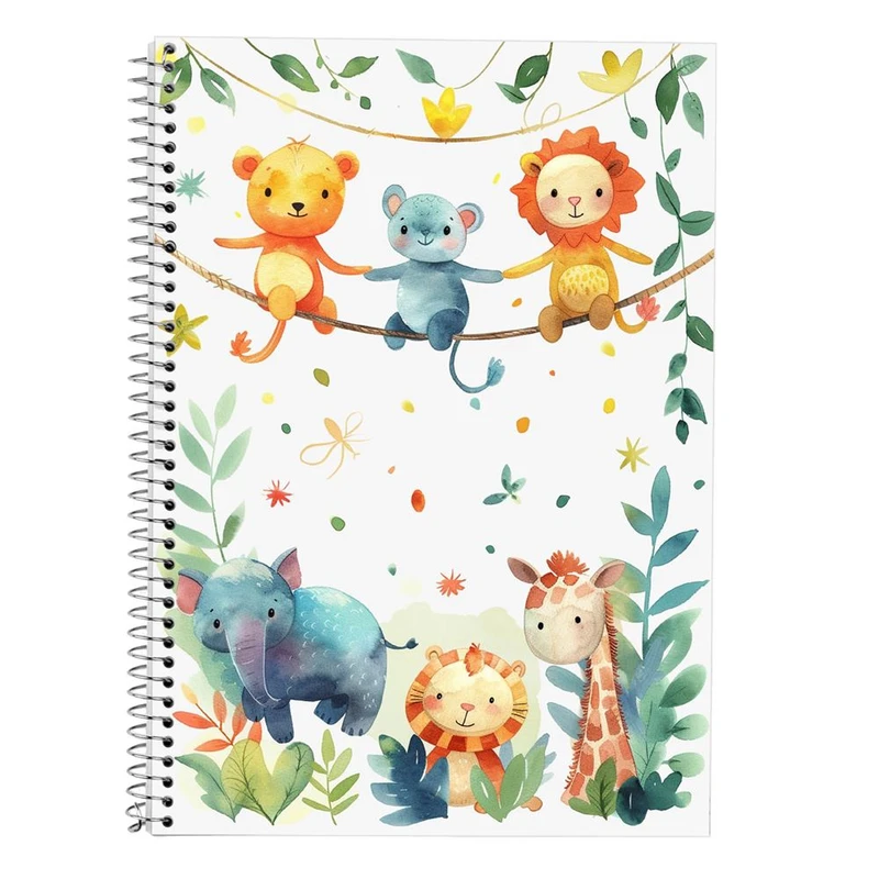 دفتر لغت 50 برگ مدوپد طرح موجودات فانتزی کد DF17150