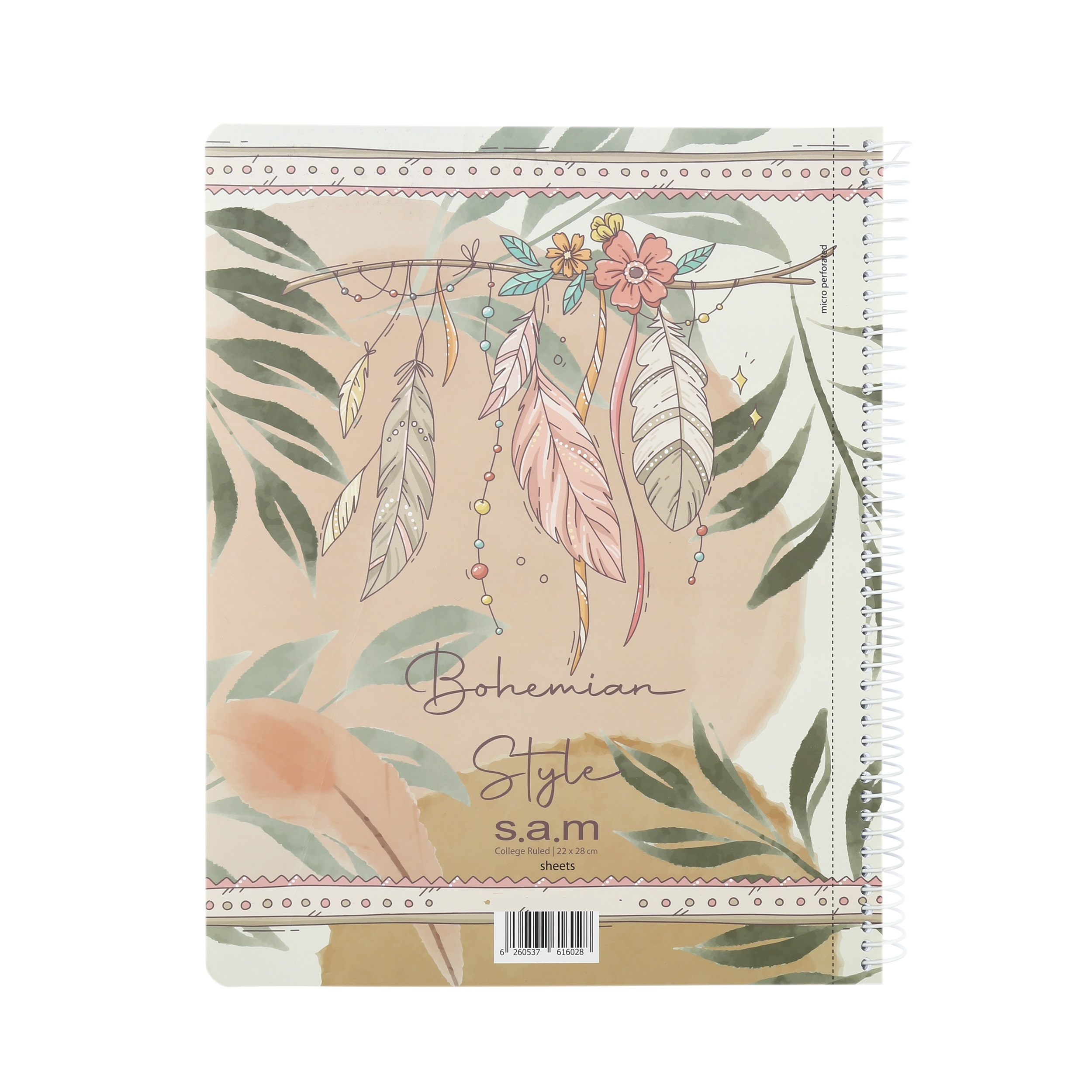 دفتر مشق 200 برگ سم طرح Bohemian Style