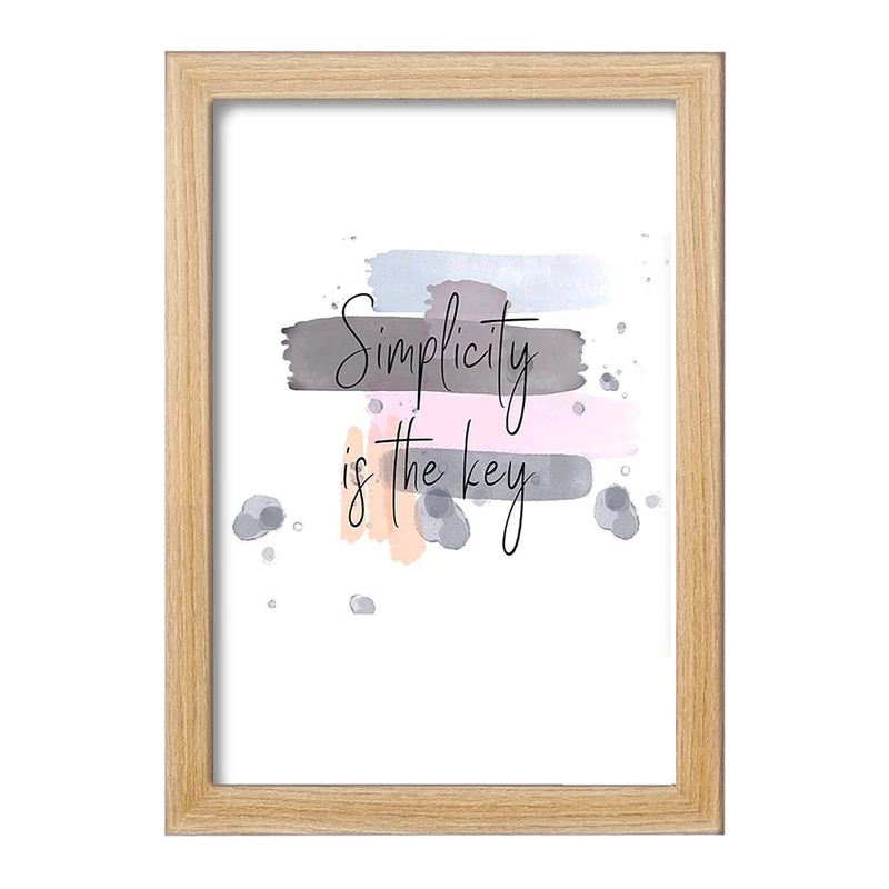 تابلو خندالو مدل Simplicity If The Key کد F11436