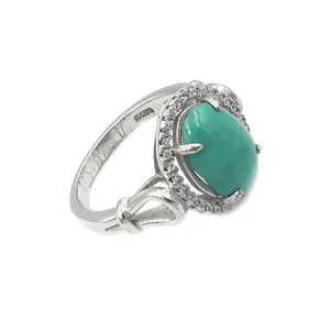 انگشتر نقره زنانه مدل فیروزه کد 20467