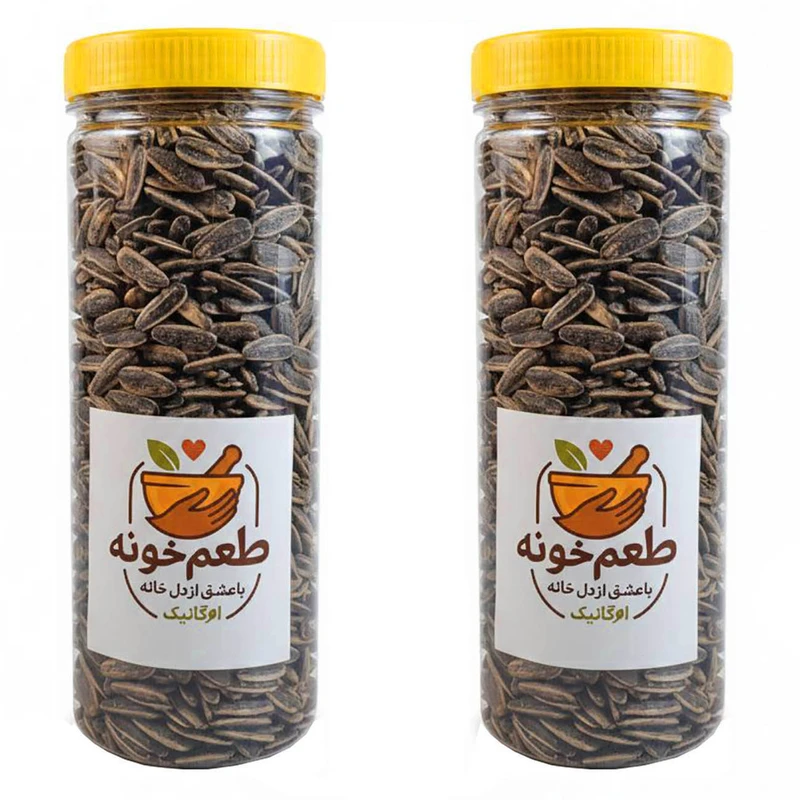 تخمه آفتابگردان با طعم کچاپ طعم خونه - 500 گرم بسته 2 عددی