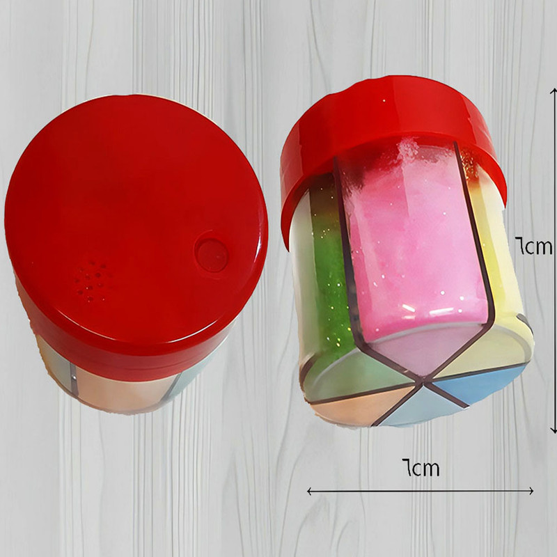 پودر اکلیل ناخن مدل نمکدانی مجموعه 6 عددی