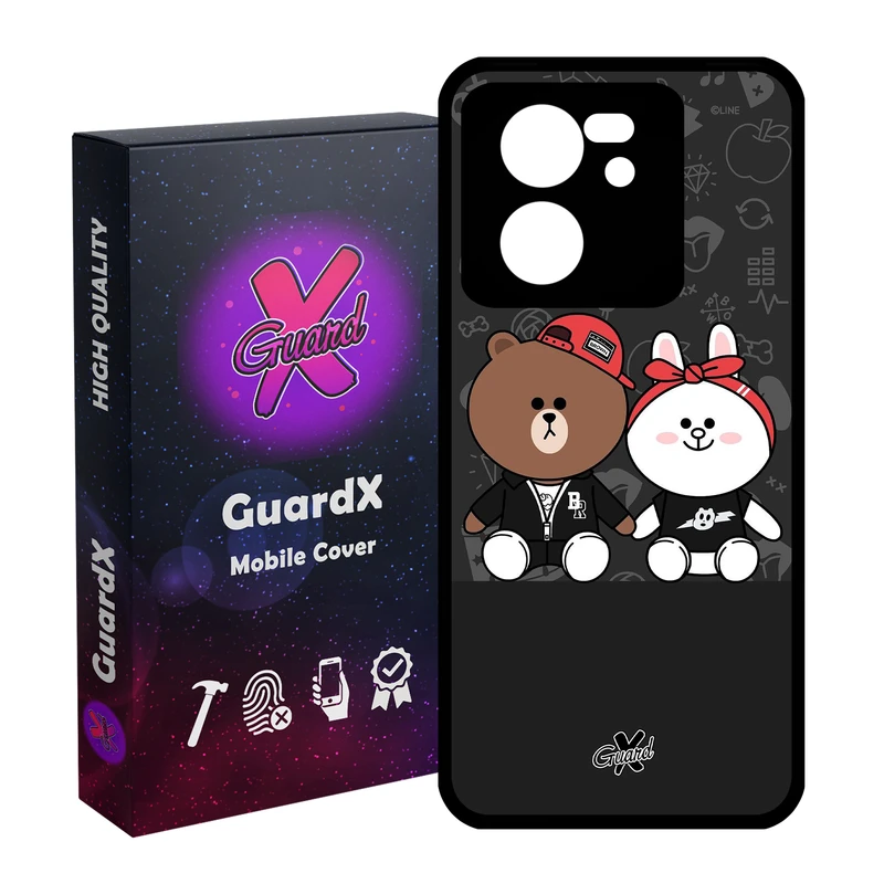 کاور گارد ایکس طرح Friends مدل Glass10127 مناسب برای گوشی موبایل شیائومی 13T/13T Pro/Redmi K60 Ultra