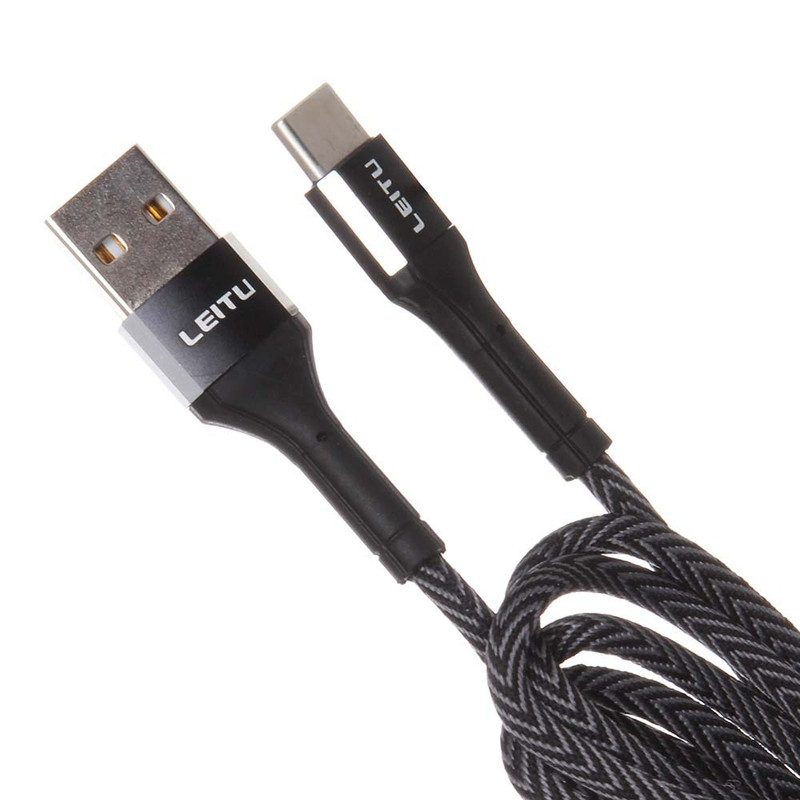 کابل تبدیل USB به USB -C لیتو مدل LD-9 طول 1 متر