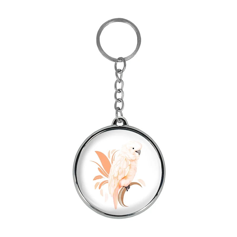 جاکلیدی خندالو طرح پرندگان زینتی مدل دوطرفه کد 3050330504