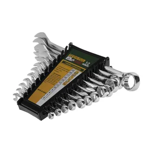 آچار یکسر تخت یکسر رینگی تک تول مدل 6-22 مجموعه 12 عددی