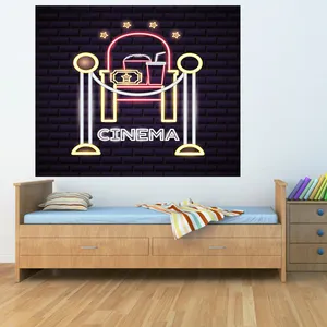 تابلو شاسی مدل نیون طرح سینما کد 4
