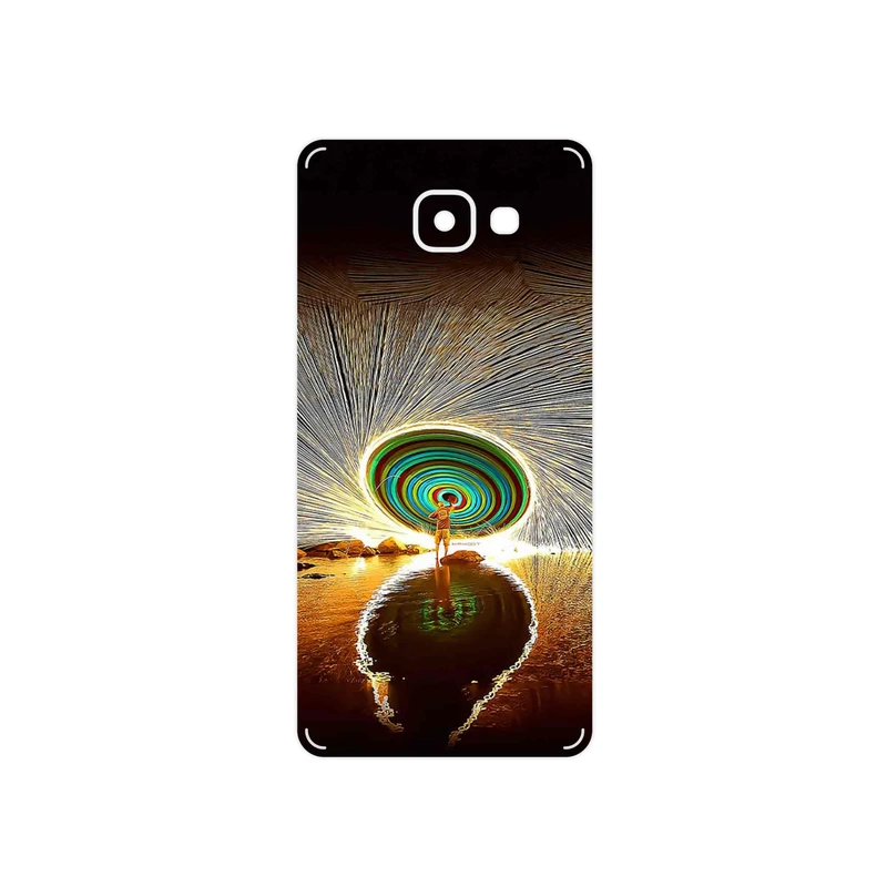 برچسب پوششی ماهوت مدل Night Light Fountain مناسب برای گوشی موبایل سامسونگ Galaxy A7 2016