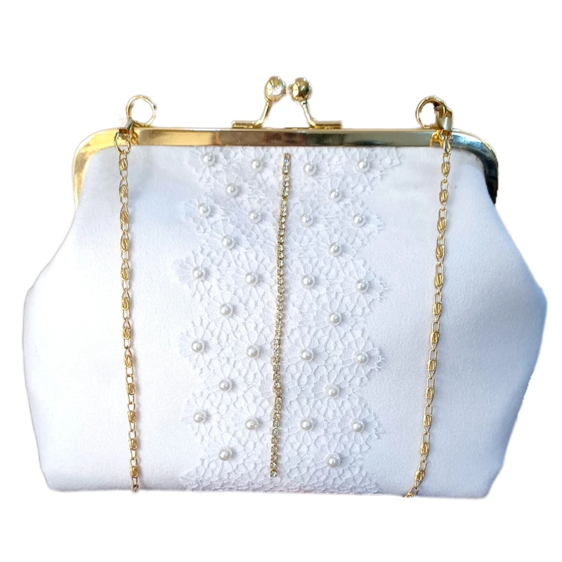 کیف دستی دست دوز زنانه مدل مروارید