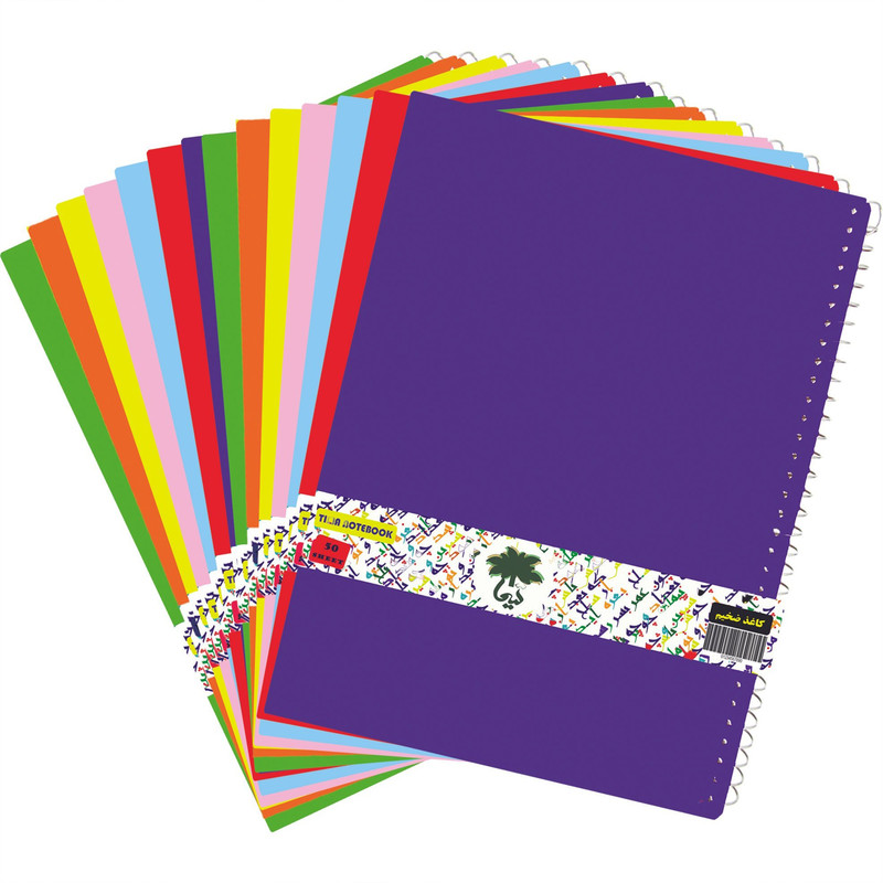 دفتر مشق 50 برگ تیما مدل Ford-x بسته 12 عددی