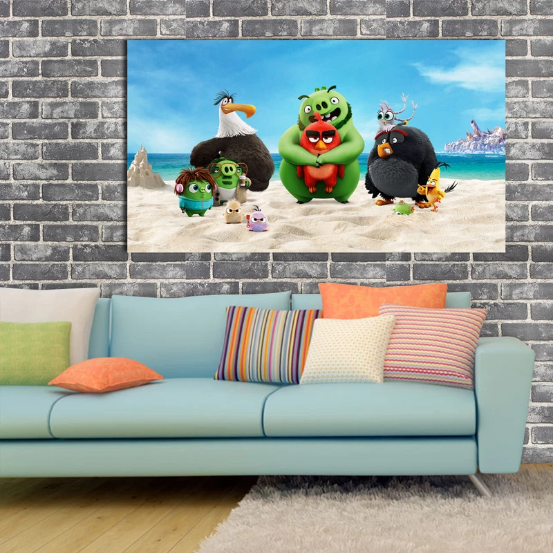 تابلو شاسی کودک مدل Angry Birds کد 12