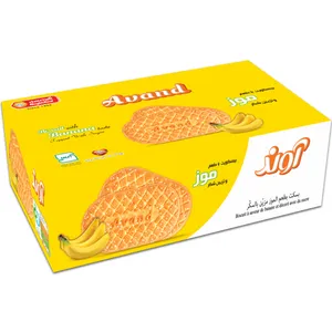 بیسکویت 2020 با طعم موز و تزیین شکر آوند - 2000 گرم