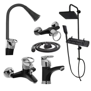 ست شیرآلات فراست پویا مدل تنسو حلقه ای شیپوری مجموعه 6 عددی