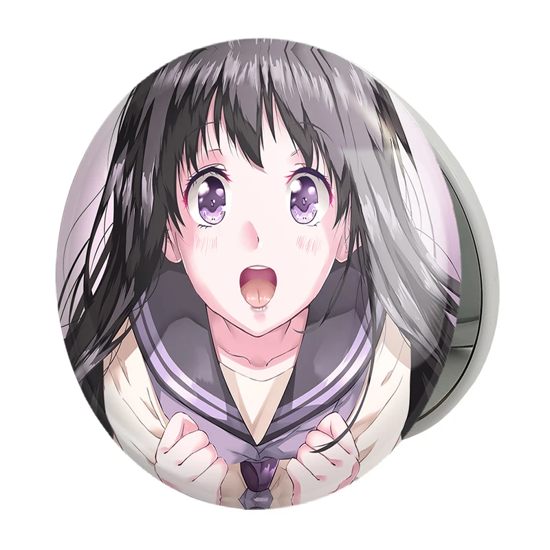 آینه جیبی خندالو طرح چیتاندا انیمه هیوکا Hyouka مدل تاشو کد 17063 