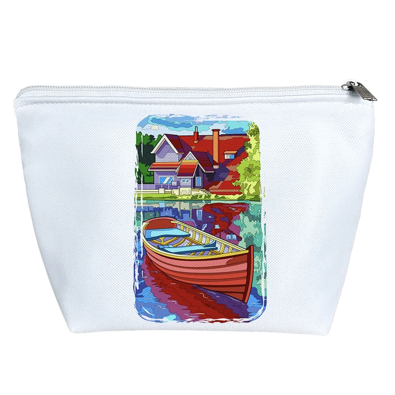 کیف لوازم آرایش دخترانه خندالو مدل قایق کد 5647