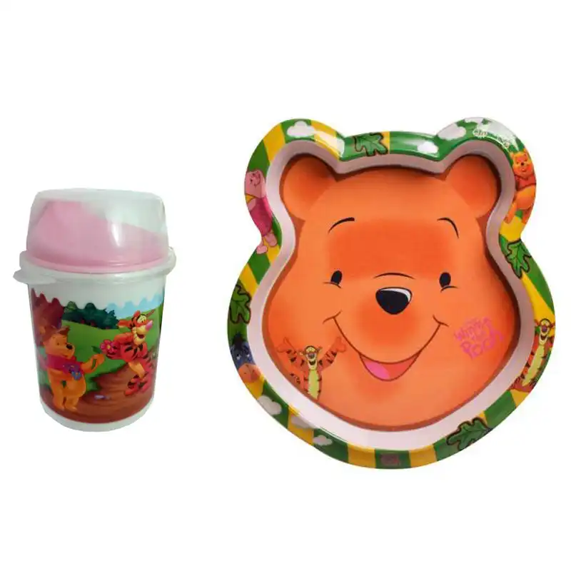 ظرف غذای کودک طرح پو کد rbay مجموعه 2 عددی