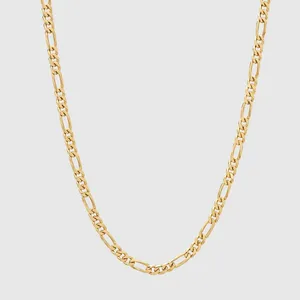 زنجیر فیگارو طلا 18 عیار زنانه زر پایتخت مدل ZP1