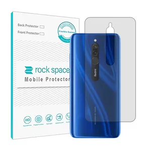 Transparent Rockspace HyGEL phone back protector suitable for Xiaomi Redmi 8 mobile phone