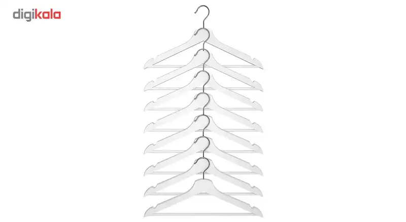 چوب لباسی ایکیا مدل Bumerang - بسته 8 عددی