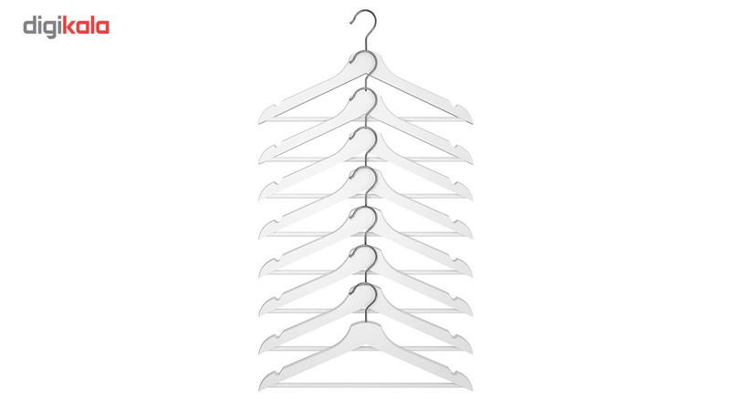 چوب لباسی ایکیا مدل Bumerang - بسته 8 عددی