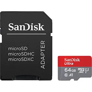  SanDisk MicroSDXC Ultra A1 Class 10 UHS-I 100m 64G with Adapter